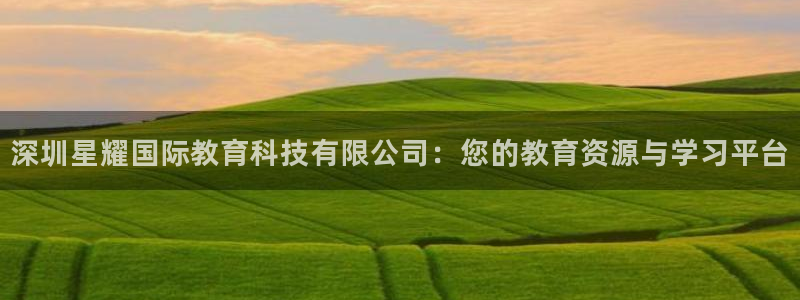 辉达娱乐com：深圳星耀国际教育科技有限公司：您的教育资源与学习平台