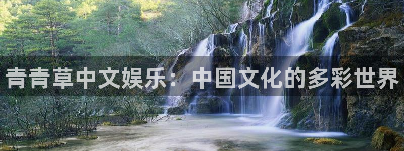 辉达娱乐加拿大：青青草中文娱乐：中国文化的多彩世界